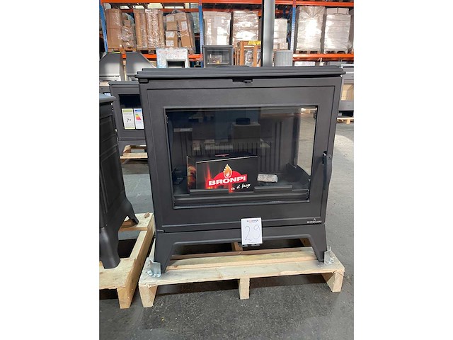 Bronpi - bury 14 3-zijdig gietijzer - houtkachel - afbeelding 8 van  8