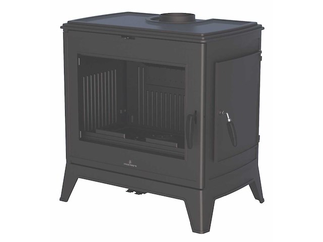 Bronpi - derby 14 - gietijzer - zijlade - houtkachel - afbeelding 1 van  8