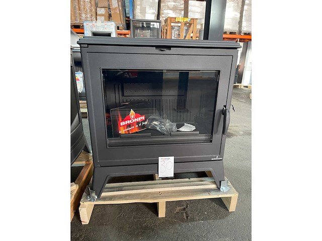 Bronpi - derby 14 - gietijzer - zijlade - houtkachel - afbeelding 8 van  8