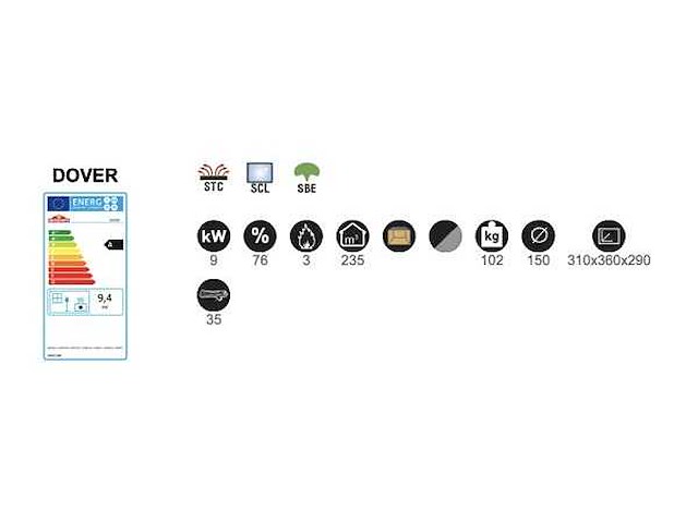 Bronpi - dover - houtkachel - afbeelding 7 van  8