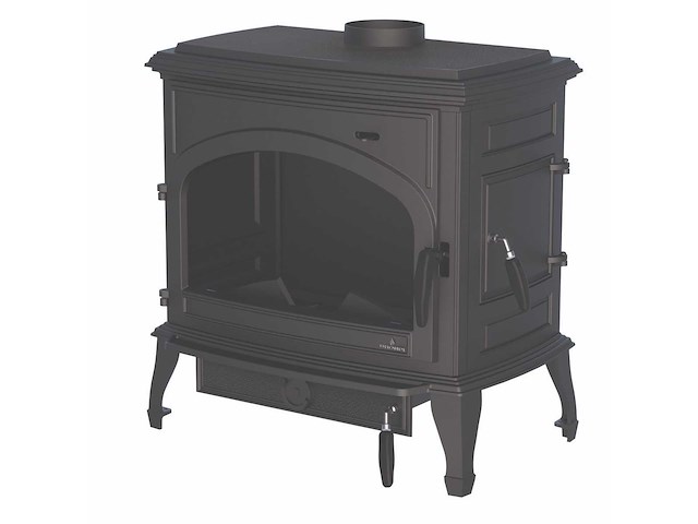 Bronpi - etna - gietijzer - zijlade - houtkachel - afbeelding 1 van  8