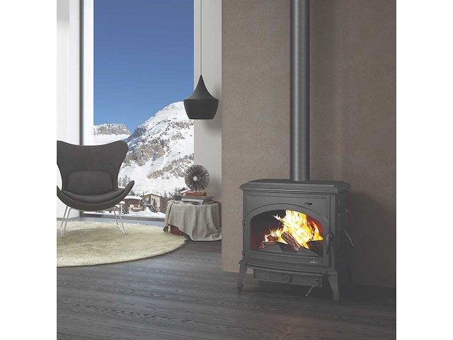 Bronpi - etna - gietijzer - zijlade - houtkachel - afbeelding 3 van  8