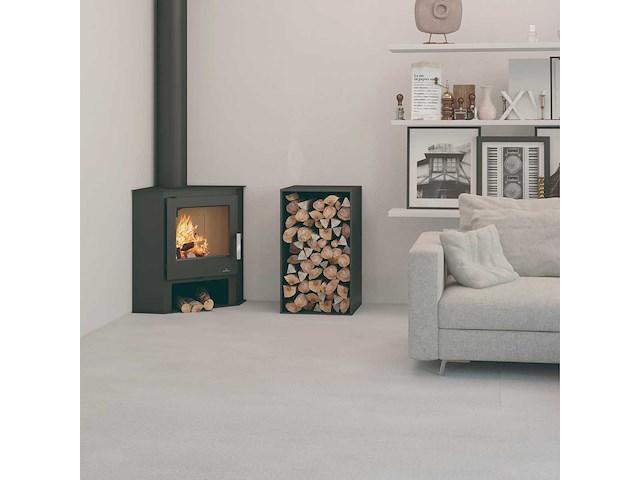 Bronpi - lerma hoek - houtkachel - vrijstaand - afbeelding 2 van  9