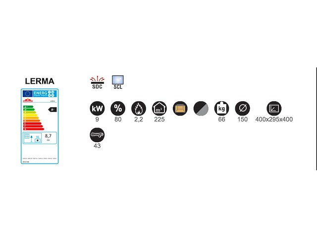 Bronpi - lerma hoek - houtkachel - vrijstaand - afbeelding 8 van  9