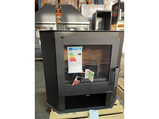 Bronpi - lerma hoek - houtkachel - vrijstaand - afbeelding 9 van  9