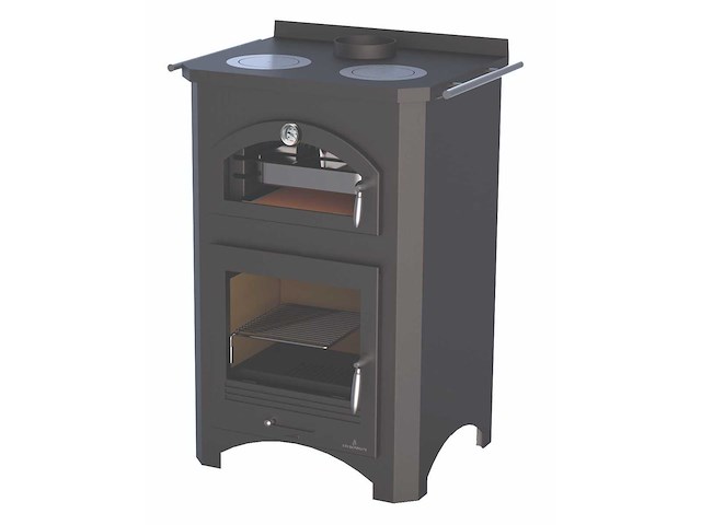 Bronpi - monza met oven - vrijstaand - houtkachel - gietzijer - afbeelding 1 van  10