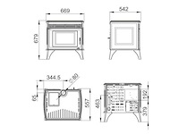 Bronpi - nicole - pelletkachel - vrijstaand - afbeelding 5 van  7