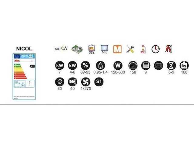 Bronpi - nicole - pelletkachel - vrijstaand - afbeelding 6 van  7