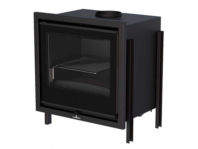 Bronpi - paris 55 vision - inzethaard - gietijzer - houtkachel - afbeelding 1 van  2