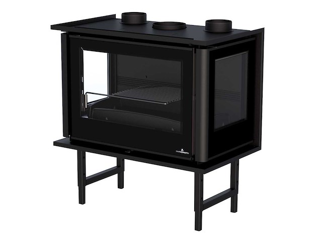 Bronpi - paris 70 panorama - houtkachel - inzethaard - afbeelding 1 van  4