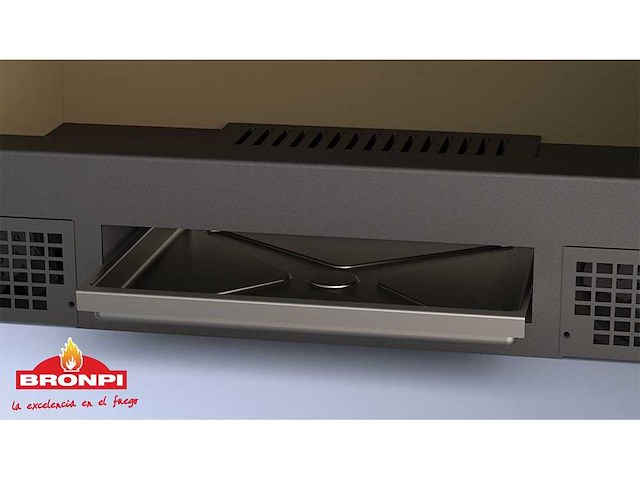 Bronpi - rioja - inzethaard - gietijzer - houtkachel - afbeelding 7 van  12