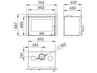 Bronpi - rioja - inzethaard - gietijzer - houtkachel - afbeelding 12 van  12