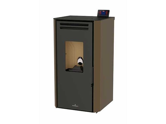 Bronpi - tina mocca - pelletkachel - afbeelding 1 van  3