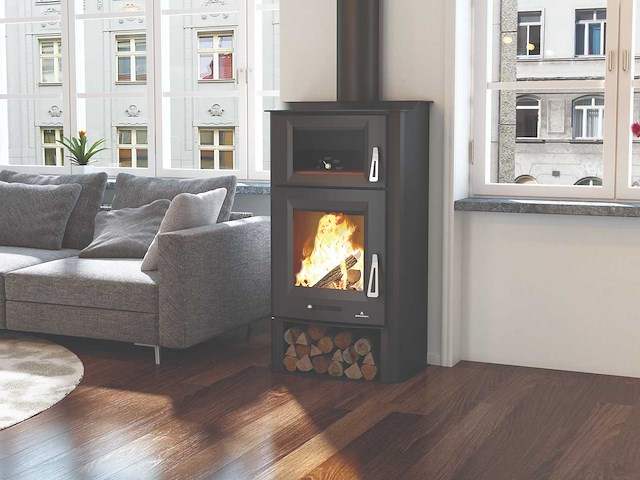 Bronpi - tudela - met oven - vrijstaand - gietijzer - houtkachel - afbeelding 3 van  10