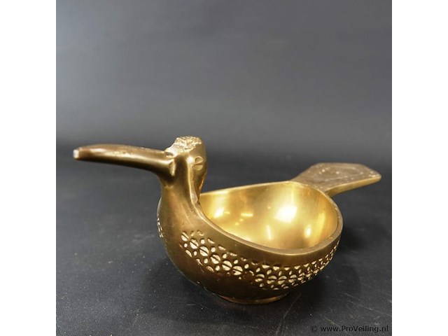 Brons/koperen mexicaanse asbak - afbeelding 2 van  5