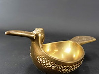 Brons/koperen mexicaanse asbak - afbeelding 2 van  5