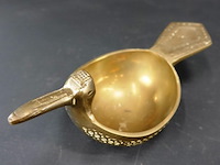 Brons/koperen mexicaanse asbak - afbeelding 3 van  5