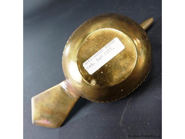 Brons/koperen mexicaanse asbak - afbeelding 5 van  5