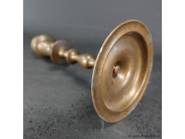 Brons/messing kandelaar - afbeelding 5 van  5