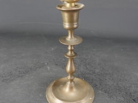 Brons/messing kandelaar - afbeelding 1 van  5