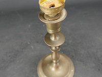 Brons/messing kandelaar - afbeelding 3 van  5