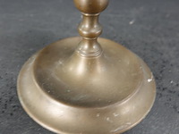 Brons/messing kandelaar - afbeelding 4 van  5