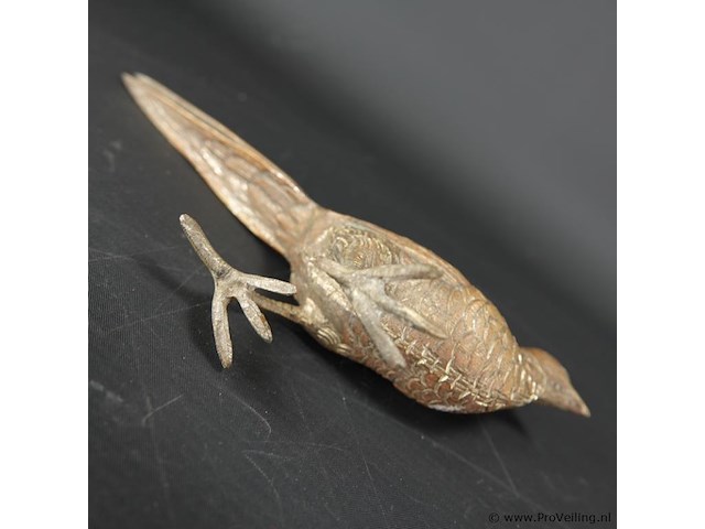 Brons/messing vogel - afbeelding 3 van  3