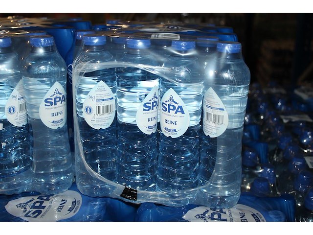 Bronwater spa blauw. 54 packs a 24 x 0,5l. 1296 flessen. bod is inclusief 194,40 euro statiegeldwaarde tht ... - afbeelding 3 van  3