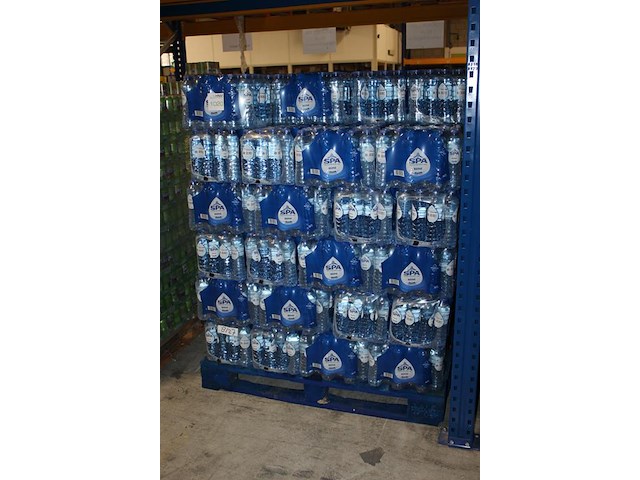 Bronwater spa blauw. 75 packs a 24 x 0,5l. 1800 flessen. bod is inclusief 270 euro statiegeldwaarde tht 8-27. - afbeelding 2 van  2