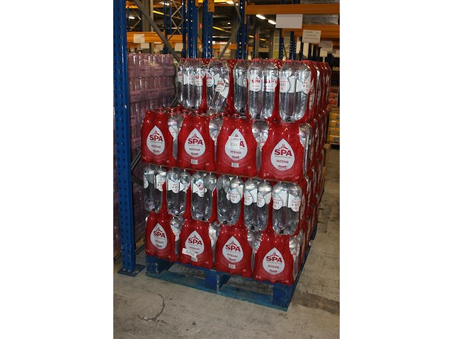 Bronwater spa rood. 107 sixpacks a 1,5l. 642 flessen tht 3-26. bod is inclusief 160,50 euro statiegeldwaarde - afbeelding 2 van  2