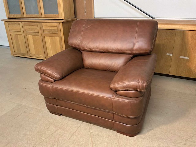 Bronx leren fauteuil - afbeelding 4 van  9