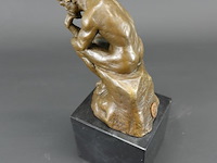 Bronzen beeld de denker naar rodin - afbeelding 5 van  5