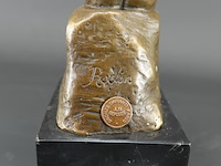 Bronzen beeld de denker naar rodin - afbeelding 3 van  5