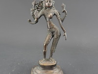 Bronzen beeld van ardhanarishvara - afbeelding 1 van  5