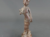 Bronzen beeld van een balinese danseres - afbeelding 1 van  5