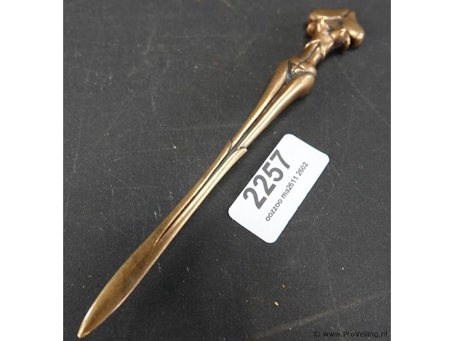 Bronzen briefopener - afbeelding 1 van  5