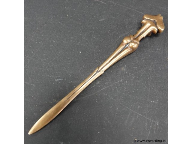 Bronzen briefopener - afbeelding 4 van  5