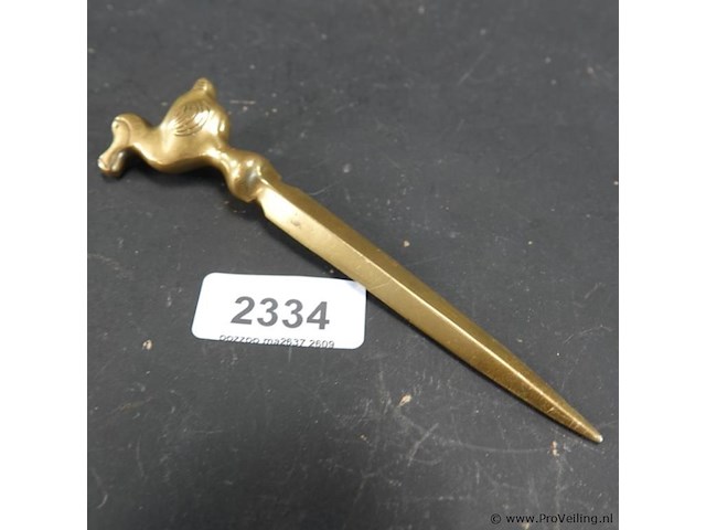 Bronzen briefopener - afbeelding 1 van  5
