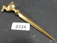 Bronzen briefopener - afbeelding 1 van  5