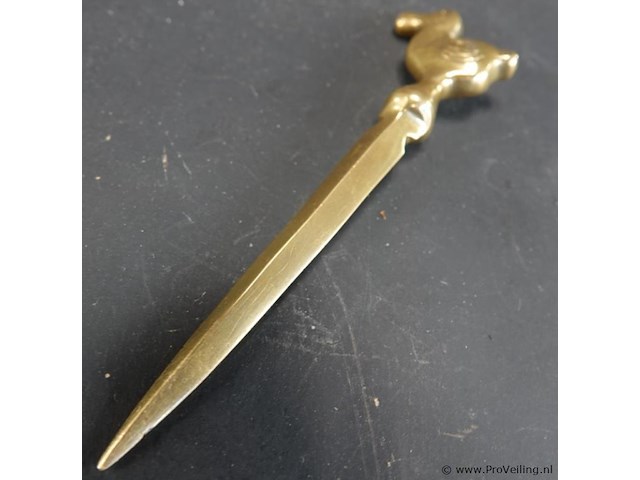 Bronzen briefopener - afbeelding 2 van  5