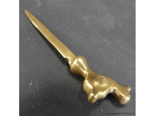 Bronzen briefopener - afbeelding 3 van  5