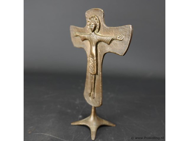 Bronzen crucifix - afbeelding 2 van  5