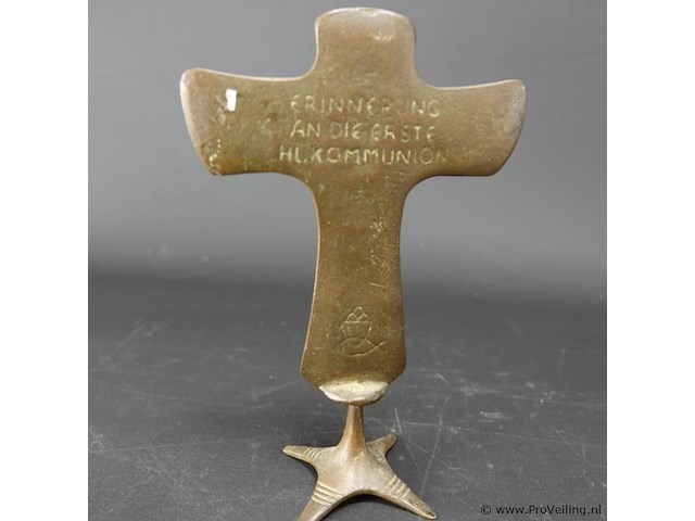 Bronzen crucifix - afbeelding 4 van  5