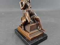 Bronzen erotisch beeld - afbeelding 1 van  5