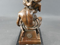 Bronzen erotisch beeld - afbeelding 4 van  5