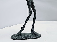 Bronzen figurine vrouwelijke golfer - afbeelding 4 van  5