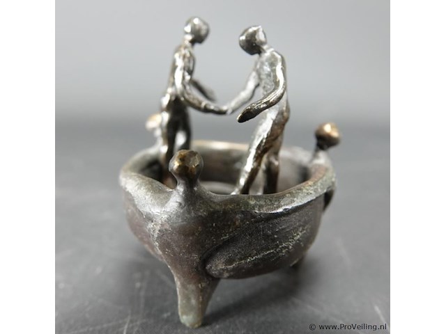 Bronzen flessenstop en bronzen schaaltje - afbeelding 2 van  5