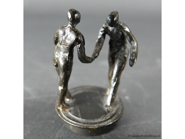 Bronzen flessenstop en bronzen schaaltje - afbeelding 4 van  5