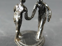 Bronzen flessenstop en bronzen schaaltje - afbeelding 4 van  5