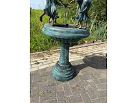 Bronzen fontein 128 cm hoog - afbeelding 6 van  6
